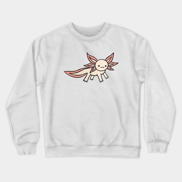 Axolotl Crewneck Sweatshirt by d o r r i a n